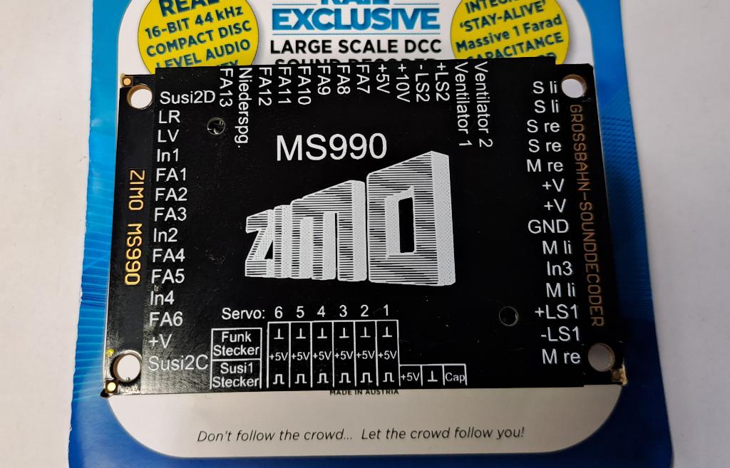 Zimo MS990 Sound Decoder