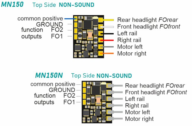 Zimo MN150 Standard Decoder